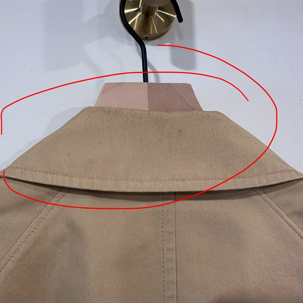 Vintage Belted Trench The Kangaroo Car Coat By Misty Harbor Mariner III - Picture 14 of 14
